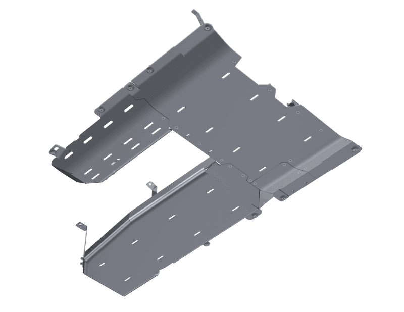 Artec Industries — Artec Industries 20-25 Jeep Wrangler JL Sahara T-Case/Fuel Skid/ Dpf Only -4 Door 3.0L Diesel Alum