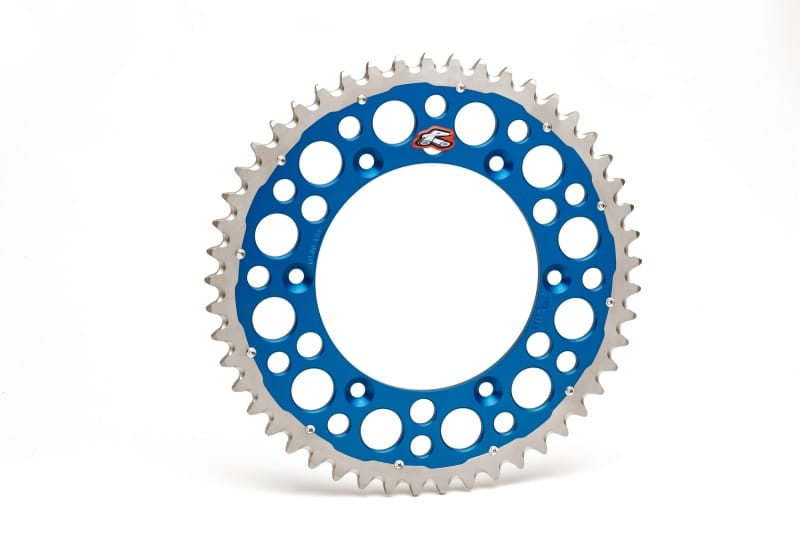 Renthal — Renthal 99-24 Yamaha YZ125/X/G/ 250/F/X/ 450F/FX/ WR250-450F Rear Twinring - Blue 520-50P Teeth