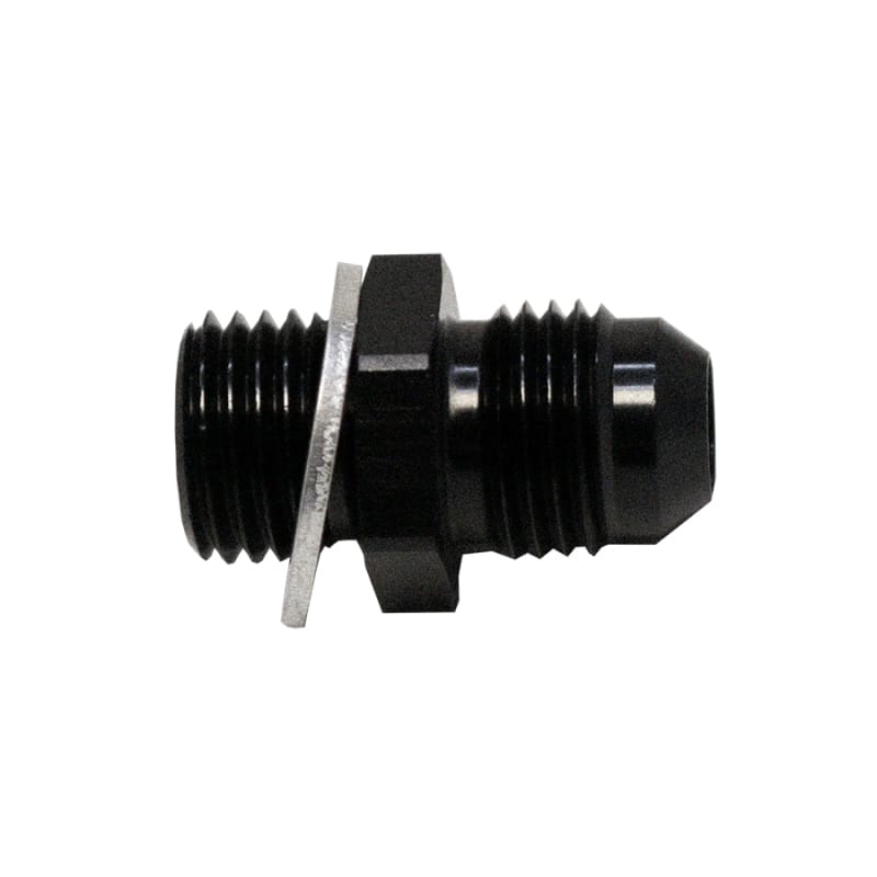 DeatschWerks — DeatschWerks 6AN Male Flare to M14 X 1.5 Male Metric Adapter (Incl Washer) - Anodized Matte Black
Lines & Fittings