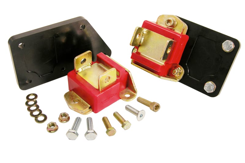 Prothane — Prothane Chevy LS1 Motor Mount Adapter Kit - Type B - Red
ENGINE MOUNTS