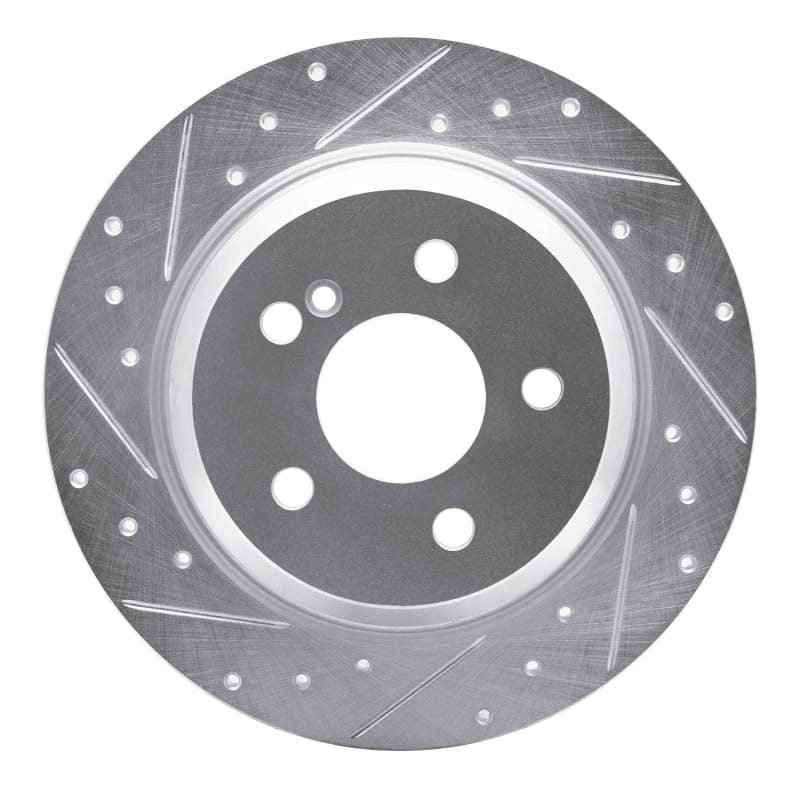 R1 Concepts — R1 07-13 Mercedes-Benz S400 (USA) Rear Left Drilled & Slotted Silver Brake Rotor
R1 Brake Rotor Drill