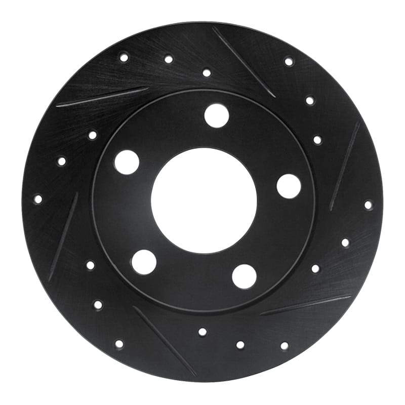 R1 Concepts — R1 85-00 Audi 5000S Quattro Rear Right Drilled & Slotted Black Brake Rotor
R1 Brake Rotor Drill