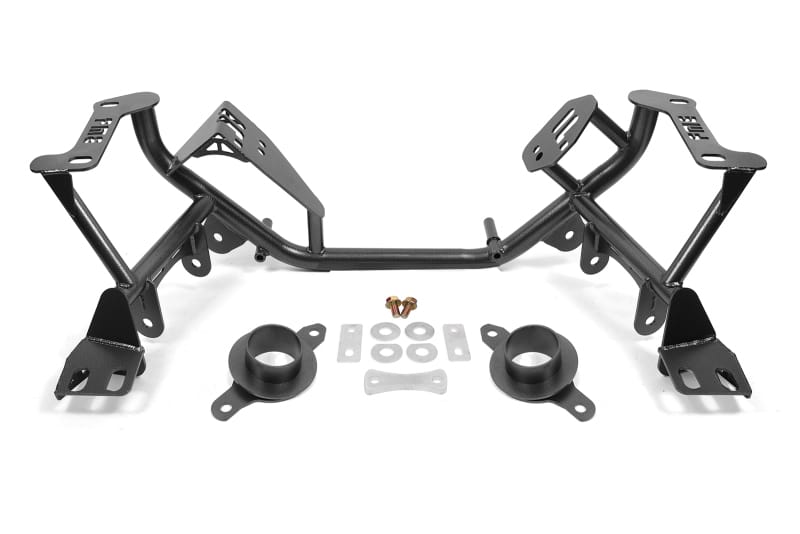 BMR Suspension — BMR 79-95 Ford Mustang K-Member Standard Version w/Spring Perches - Black Hammertone