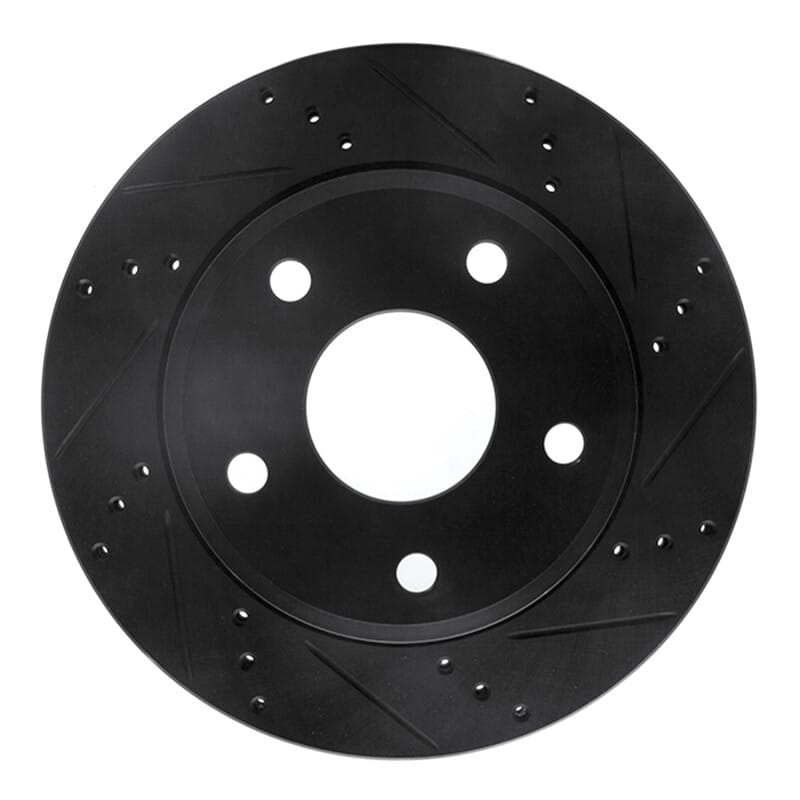 R1 Concepts — R1 05-11 Dodge Dakota RWD Front Right Drilled & Slotted Black Brake Rotor
R1 Brake Rotor Drill