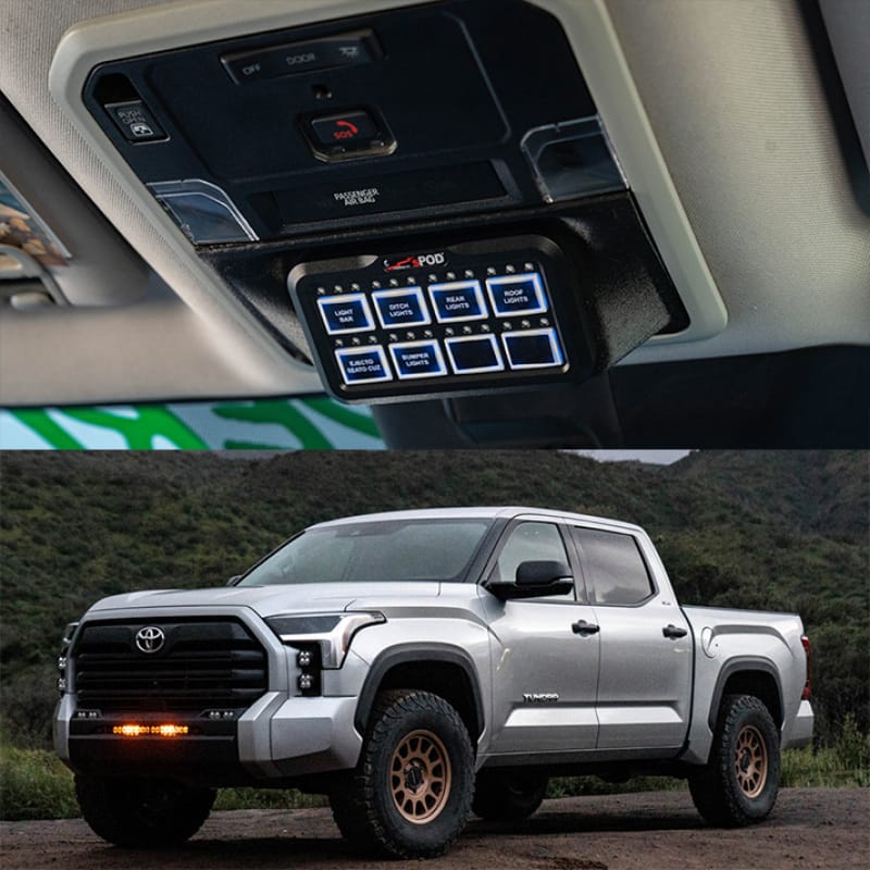 SPOD — Spod HD BantamX Vehicle Kit - Toyota 2022-on Tundra
HD BantamX Vehicle K