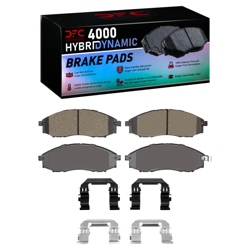 DFC — DFC 00-04 Nissan Frontier Front 4000 HybriDynamic Brake Pads and Hardware Kit
DFC Brake Pad Set