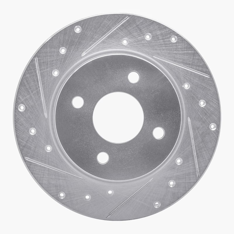 R1 Concepts — R1 18-22 Ford Ecosport Rear Left Drilled & Slotted Silver Brake Rotor
R1 Brake Rotor Drill