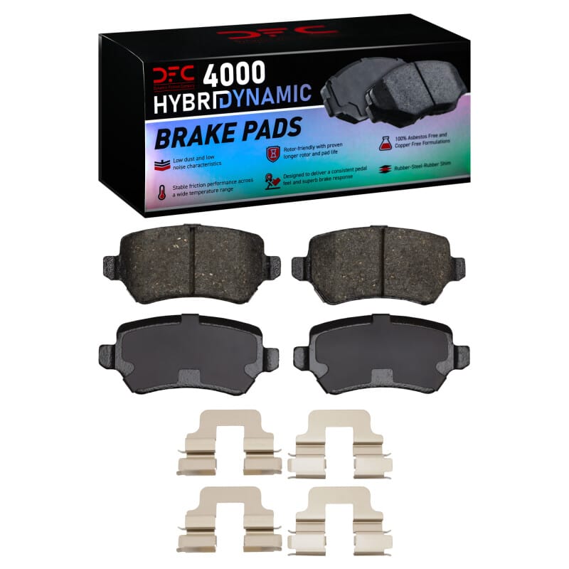 DFC — DFC 02-08 Chevrolet Zafira (Mexico) Rear 4000 HybriDynamic Brake Pads and Hardware Kit
DFC Brake Pad Set