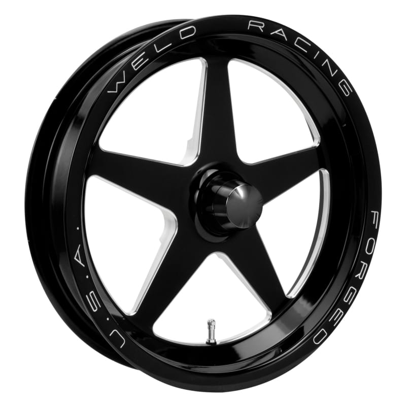 Weld — Weld Alumastar 1-Piece 15x3.5 / Anglia Spindle MT / 1.75in. BS Black Wheel - Non-Beadlock
15x3.5'' Alumastar