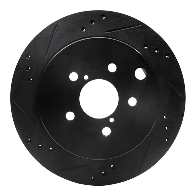R1 Concepts — R1 14-18 Subaru Forester Rear Left Drilled & Slotted Black Brake Rotor
R1 Brake Rotor Drill