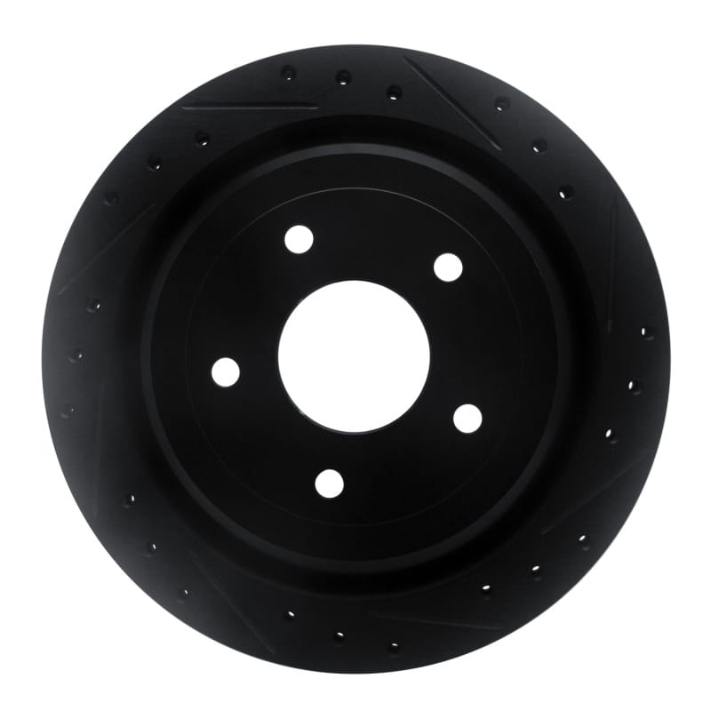R1 Concepts — R1 97-13 Cadillac XLR Rear Right Drilled & Slotted Black Brake Rotor
R1 Brake Rotor Drill