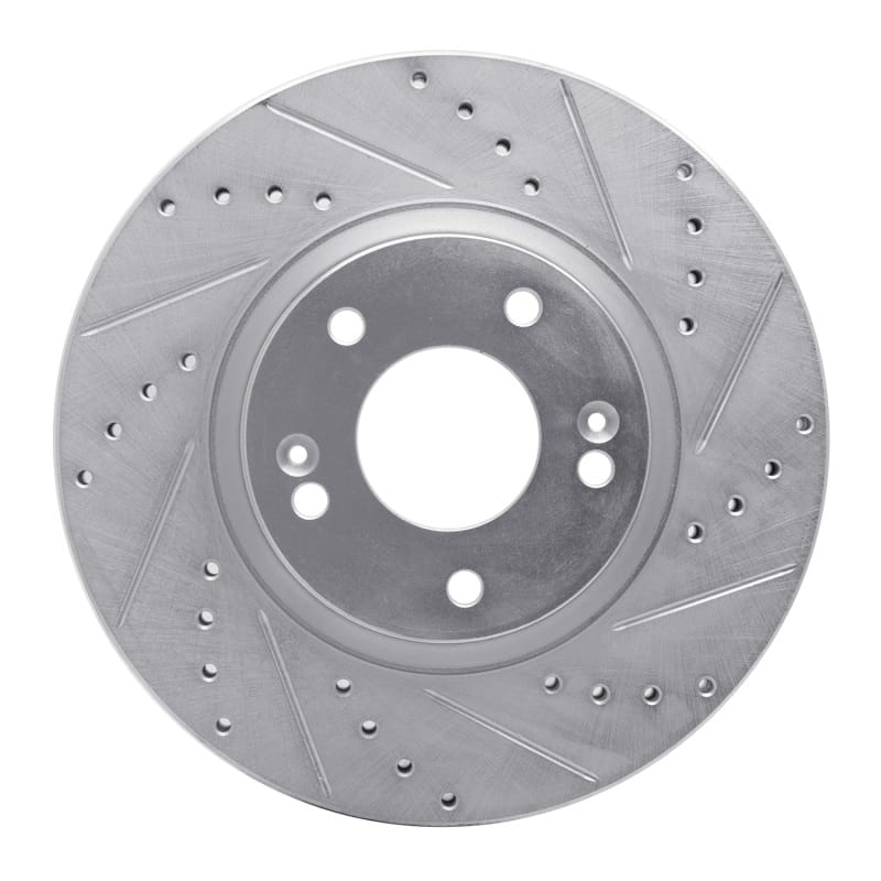 R1 Concepts — R1 10-13 Hyundai SANTA FE Front Right Drilled & Slotted Silver Brake Rotor
R1 Brake Rotor Drill