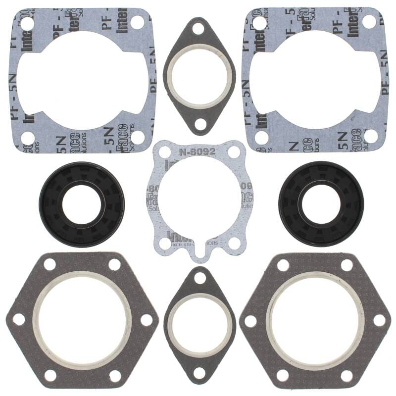Vertex Pistons — Vertex Gaskets 1980 Polaris TX/TX-C Complete Gasket Kit w/ Oil Seals