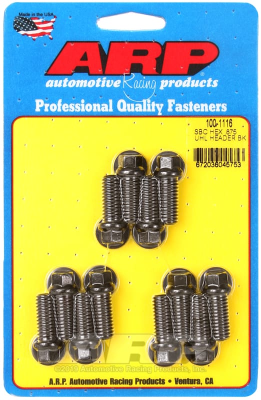 ARP — ARP SB Chevy hex .875 UHL header bolt kit