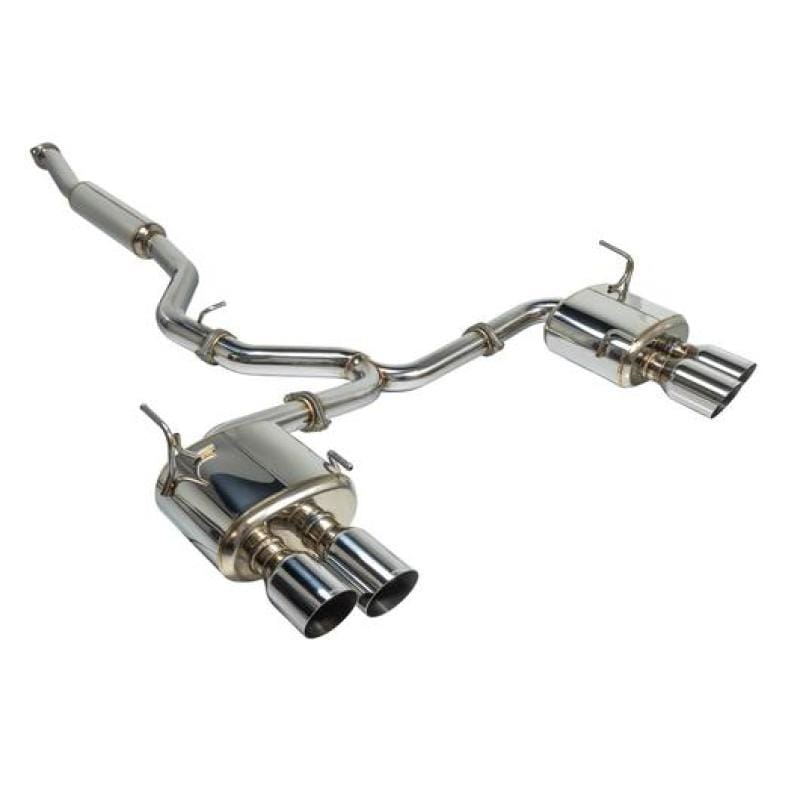 Remark — Remark 2015+ Subaru WRX/STi 4in Quad Cat-Back Exhaust Stainless Single Non-Resonated