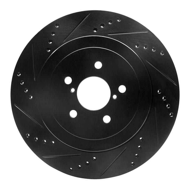 R1 Concepts — R1 03-04 Subaru Impreza Rear Left Drilled & Slotted Black Brake Rotor
R1 Brake Rotor Drill