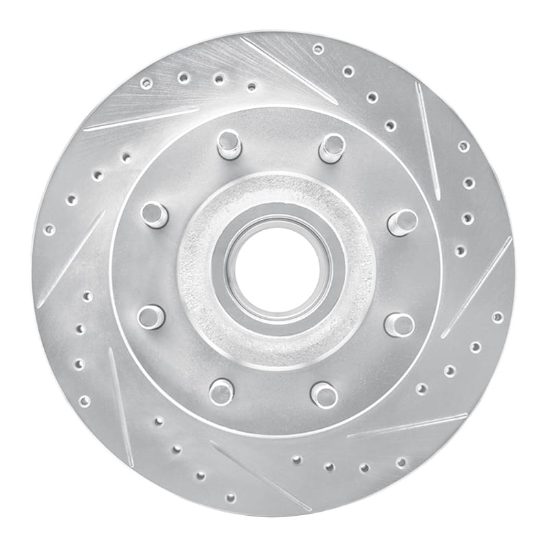 R1 Concepts — R1 95-04 Ford E-350 Econoline Front Right Drilled & Slotted Silver Brake Rotor
R1 Brake Rotor Drill