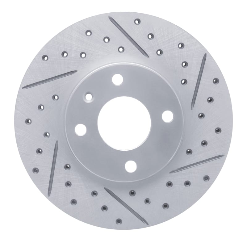 R1 Concepts — R1 16-22 Chevrolet Spark (USA/Canada) Front Right Drilled & Slotted Geo-Carbon Rotor
