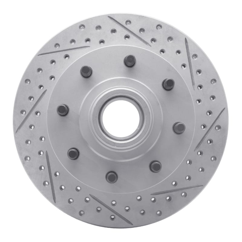 R1 Concepts — R1 92-02 Chevrolet Suburban 1500 Front Right Drilled & Slotted Geo-Carbon Rotor