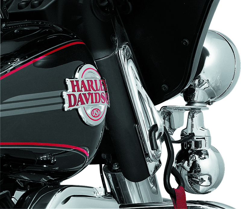 Kuryakyn — Kuryakyn Custom Teardrop Tie-Down Brackets 83-13 Touring Chrome