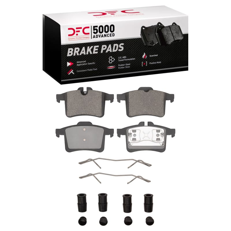 DFC — DFC 13-15 Jaguar XKR Rear 5000 Advanced Low Metallic Brake Pads and Hardware Kit
DFC Brake Pad Set