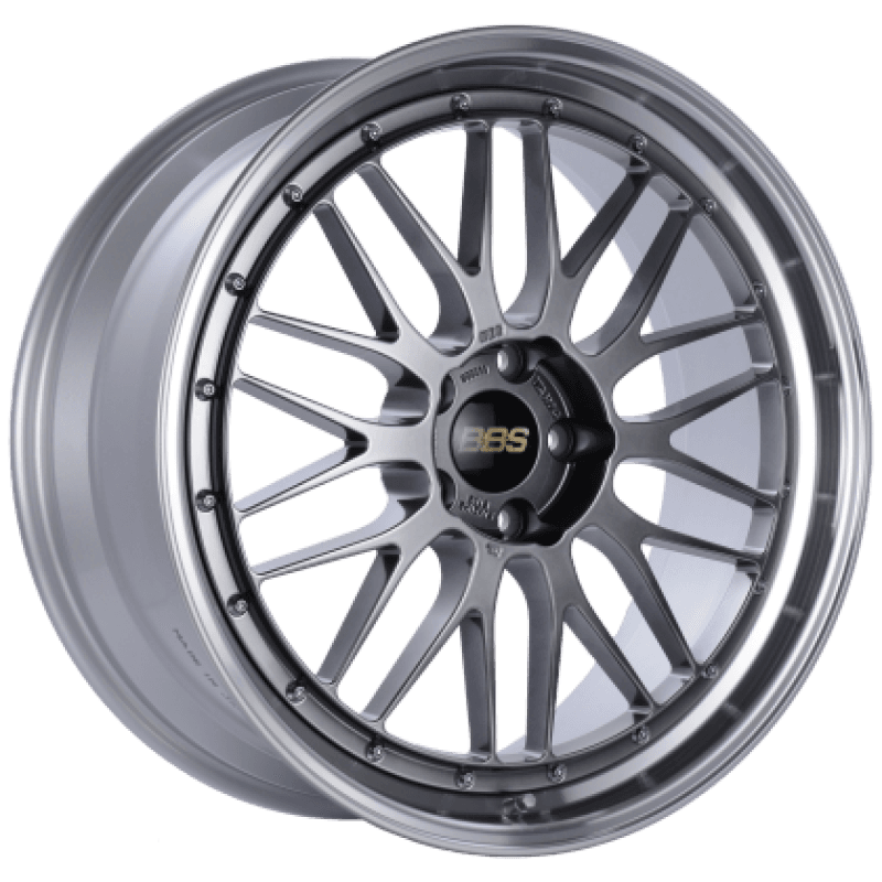 BBS — BBS LM 20x10 5x112 ET22 Diamond Black Center / Diamond Cut Lip Wheel PFS/Clip Required