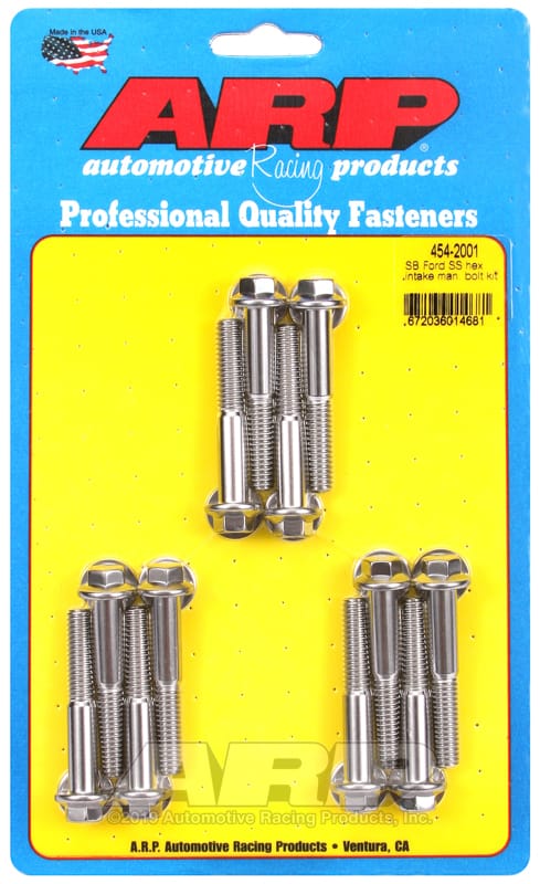 ARP — ARP Ford SS Hex Intake Manifold Bolt Kit