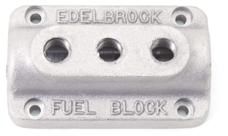 Edelbrock — Edelbrock Fuel Block Triple As Cast
CARB COMPONENTS