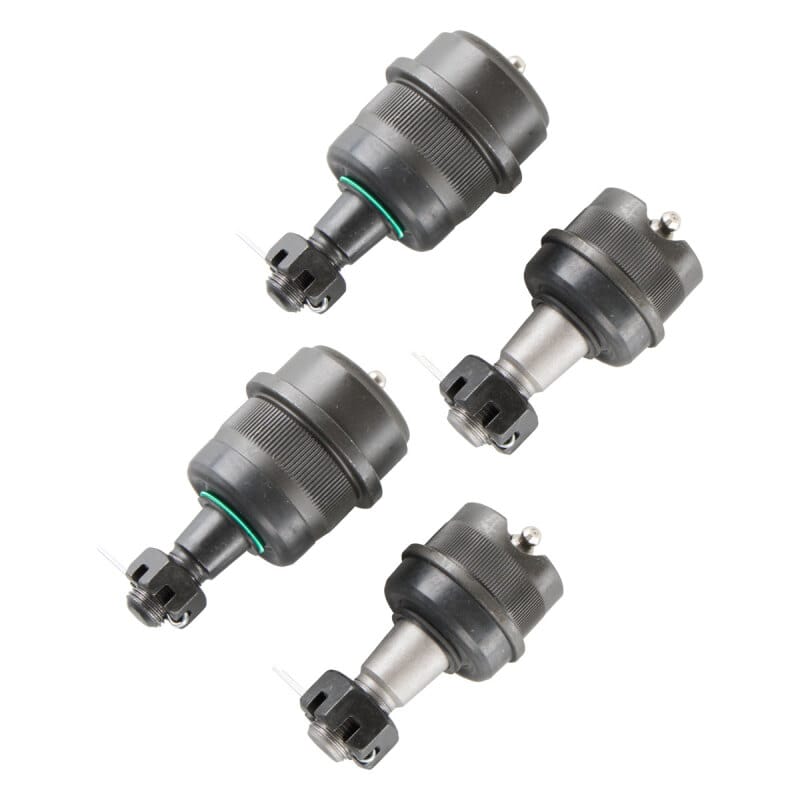 Synergy Mfg — Synergy Jeep TJ/LJ/XJ/YJ/ZJ HD Knurled Front Ball Joint Set Dana 30/44 (w/2 Uppers + 2 Lowers)