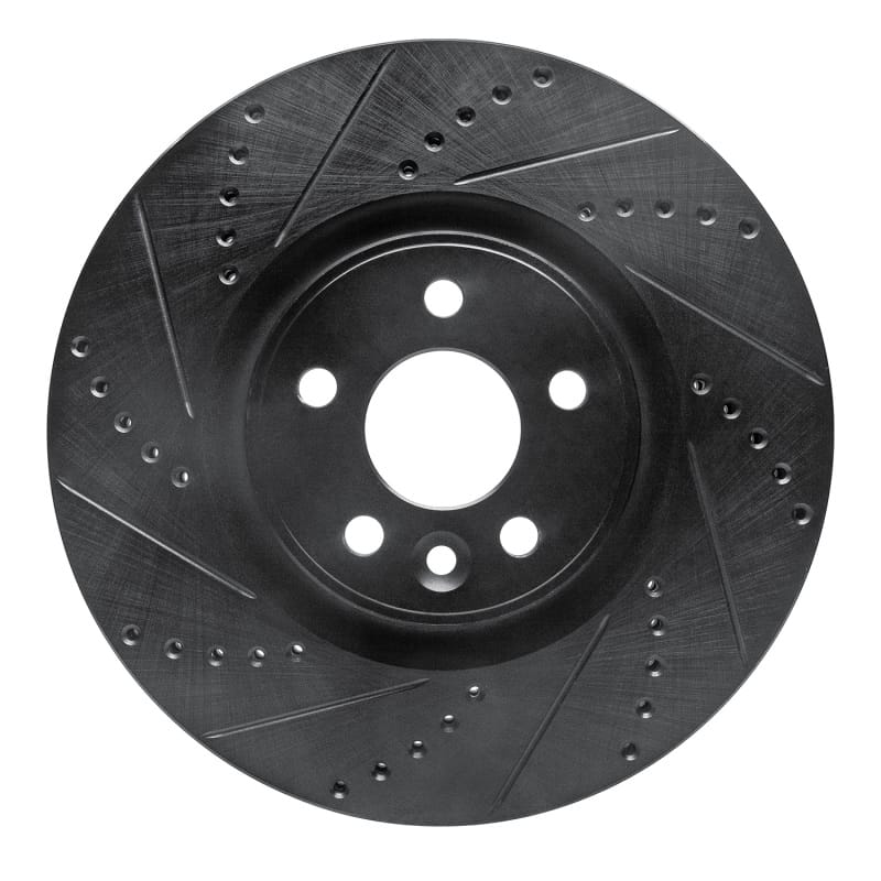 R1 Concepts — R1 07-16 Volvo S80 Front Left Drilled & Slotted Black Brake Rotor
R1 Brake Rotor Drill