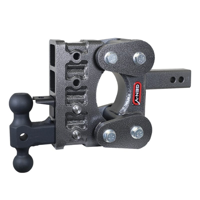 GEN-Y Hitch — Gen-Y The Boss Torsion-Flex 2in Shank 5in Drop 16K Hitch w/GH-051 Dual-Ball/GH-032 Pintle Lock
Drop Hitch