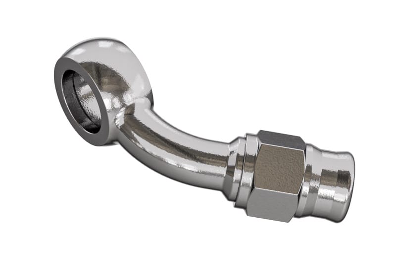 Goodridge — Goodridge 45 Deg Banjo for 3/8 or M10 Bolt