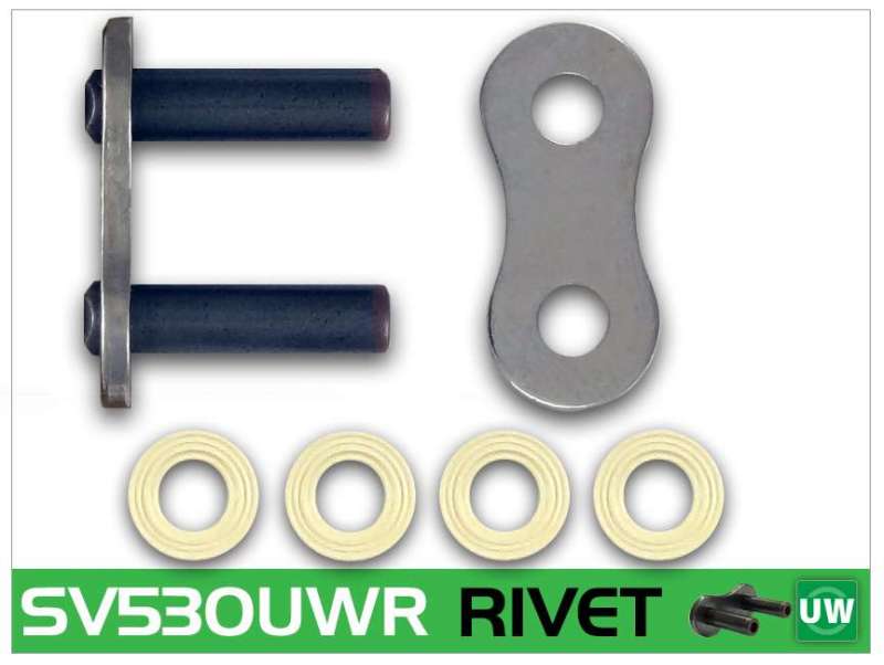 RK Chain — RK Chain SV530UWR-RIVET - Silver