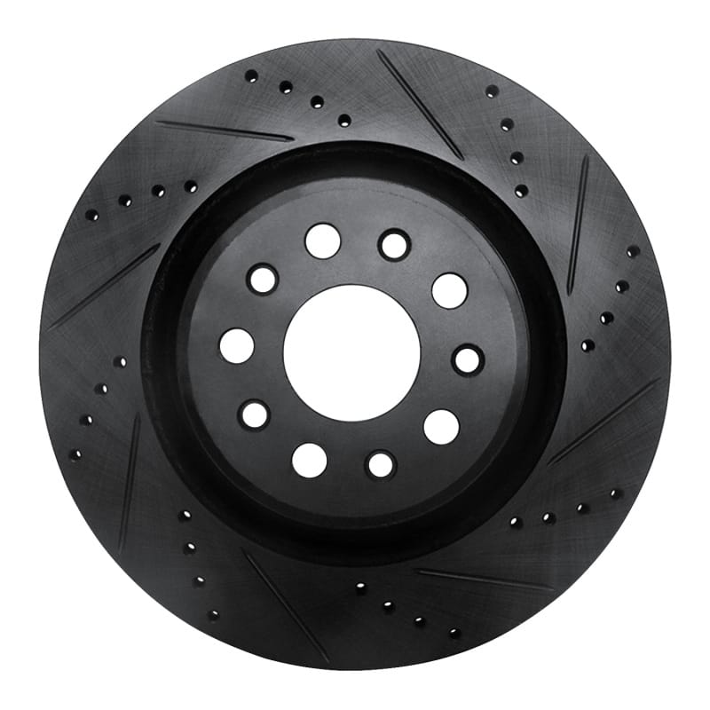 R1 Concepts — R1 2017-2024 Maserati Ghibli Rear Right Drilled & Slotted Black Brake Rotor
R1 Brake Rotor Drill