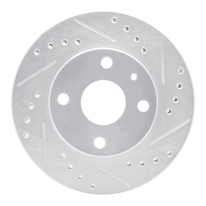 R1 Concepts — R1 90-01 Ford Escort Front Right Drilled & Slotted Silver Brake Rotor
R1 Brake Rotor Drill