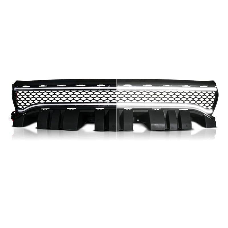 ANZO — ANZO 15-23 Dodge Charger Black LED Grille w/ Initiation & Running Light/DRL Bar
Grille