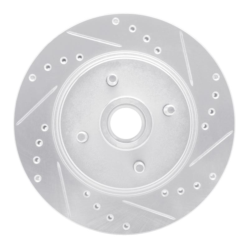 R1 Concepts — R1 87-88 Ford Thunderbird Front Right Drilled & Slotted Silver Brake Rotor
R1 Brake Rotor Drill