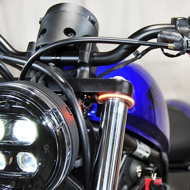 New Rage Cycles — New Rage 17+ Honda Rebel 500 Front Turn Signals
