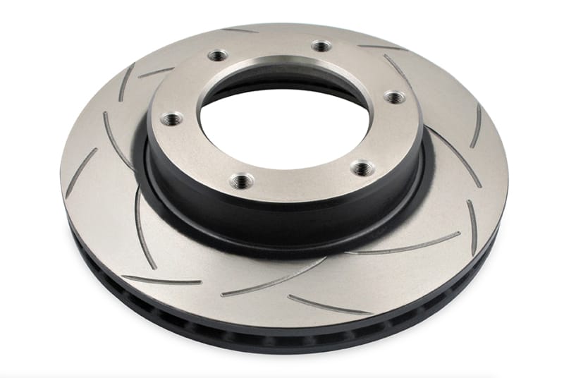 DBA — DBA 90-92 Toyota Land Cruiser Front Street Series Slotted Brake Rotor
T2 Street Series
Brake Rotor