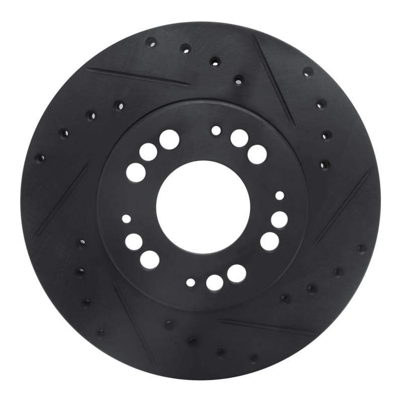R1 Concepts — R1 91-04 Dodge STEALTH Front Right Drilled & Slotted Black Brake Rotor
R1 Brake Rotor Drill