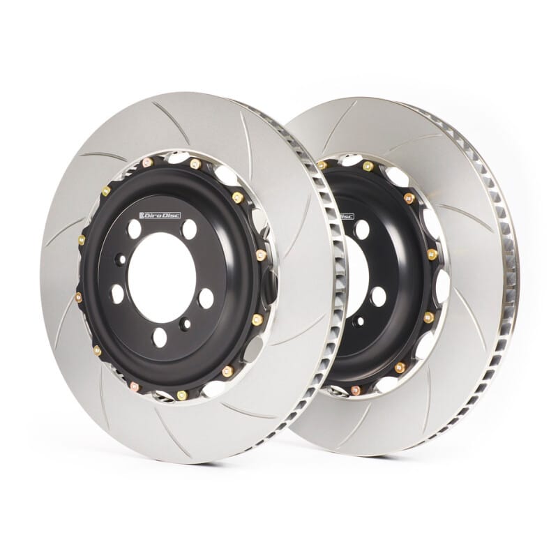 GiroDisc — GiroDisc 2022+ Audi RS3 (8Y) (w/Carbon Ceramic Brakes) Front 2-Piece Iron Conversion Slotted Rotors
