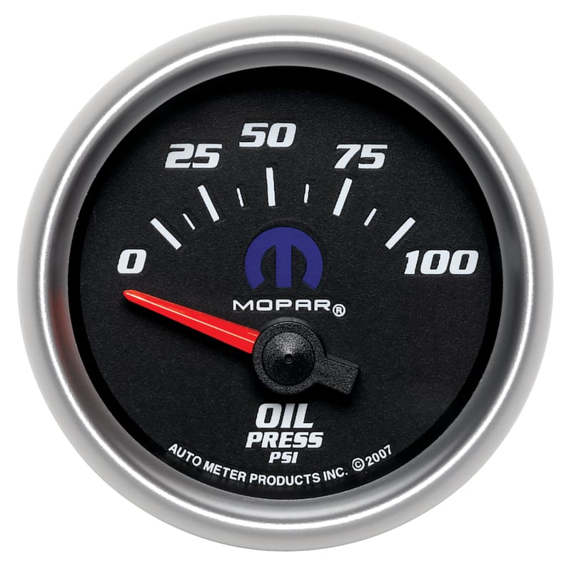 AutoMeter — Autometer Mopar 52.4mm SSE 0-100 PSI Oil Pressure Gauge
MOPAR #77060045, 2-1