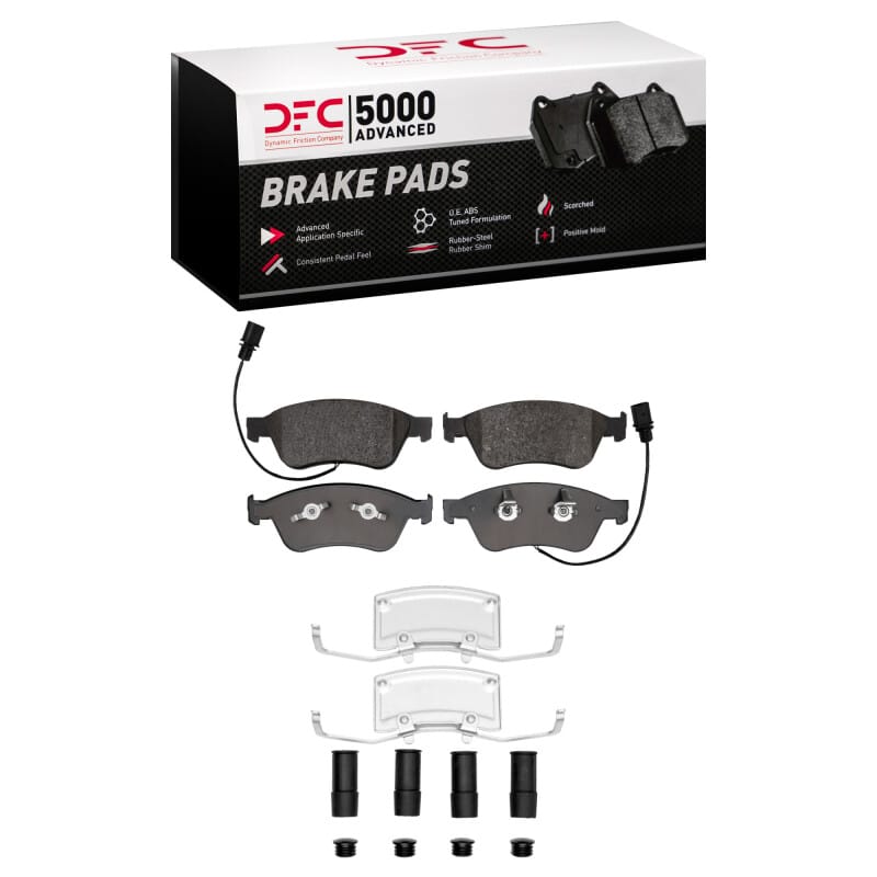 DFC — DFC 04-11 Audi S6 Front 5000 Advanced Low Metallic Brake Pads and Hardware Kit
DFC Brake Pad Set