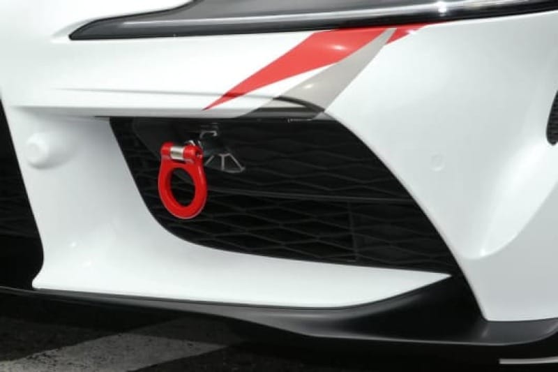 Cusco — Cusco Folding Front Tow Hook 2020+ Toyota Supra (A90) 3.0L Turbo - Red