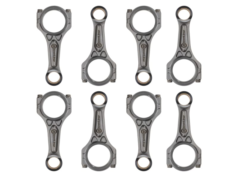 BoostLine — BoostLine 01-10 (11-12 LML) GM Duramax 6.6L Diesel 6.418in Connecting Rod Kit Tapered Pin End