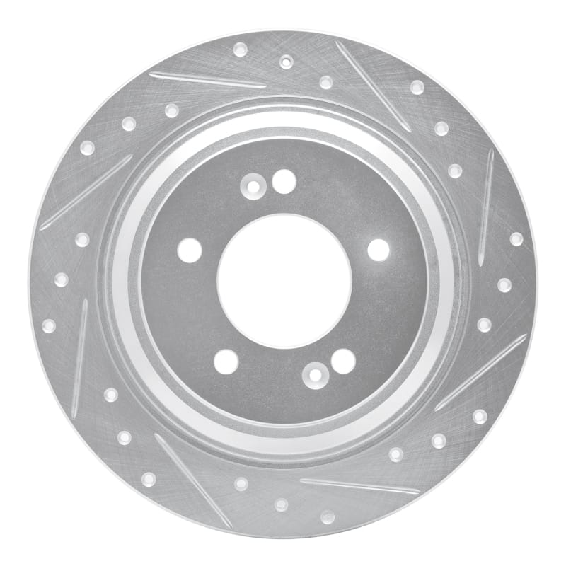 R1 Concepts — R1 17-23 Hyundai Kona EV Rear Right Drilled & Slotted Silver Brake Rotor
R1 Brake Rotor Drill
