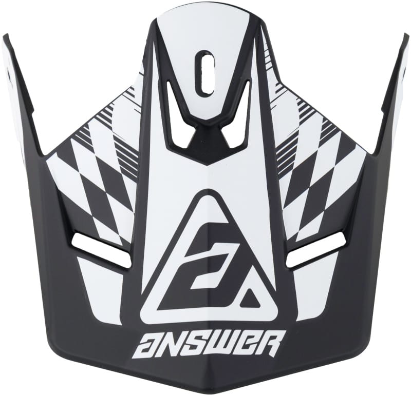 Answer — Answer AR1 Sweep Visor Black/White Youth
