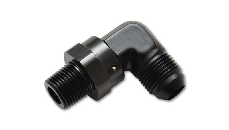 Vibrant — Vibrant -4AN to 1/8in NPT Male Swivel 90 Degree Adapter Fitting
4ANMal-1/8"NPT90Swvl
-4ANMal-1/8"NPT90Deg
AN Fitting