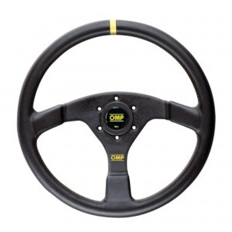 OMP — OMP Velocita Flat Steering Wheel 350mm - - Large Leather (Black)