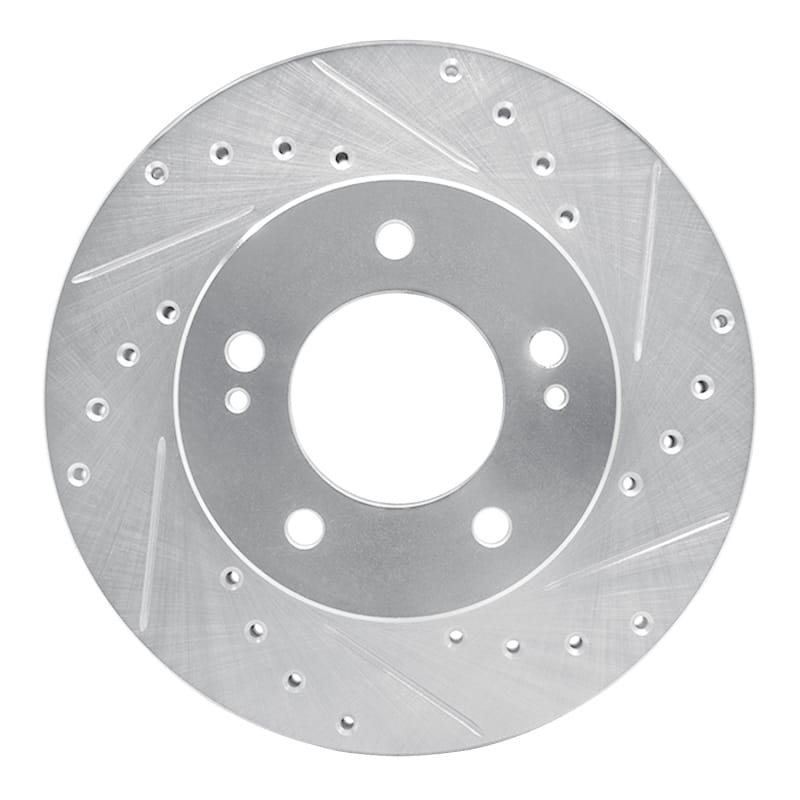 R1 Concepts — R1 83-89 Chrysler Conquest Front Right Drilled & Slotted Silver Brake Rotor
R1 Brake Rotor Drill